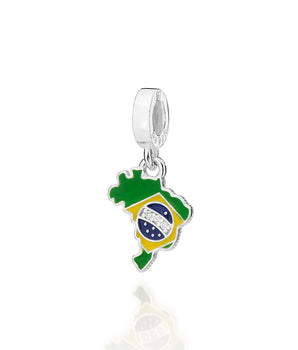 SILVER 925 BRAZIL CHARM