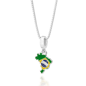 SILVER 925 BRAZIL CHARM