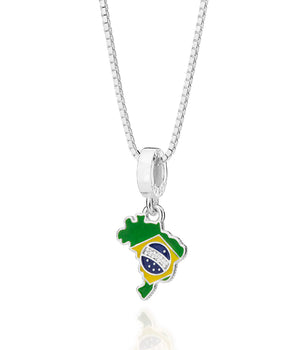SILVER 925 BRAZIL CHARM