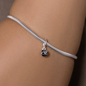 SILVER 925 SOCCER BALL CHARM