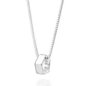 SILVER 925 MEN'S MODERN GEOMETRIC PENDANT