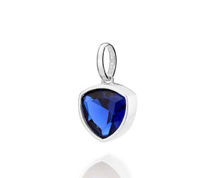 SILVER 925 MEN'S ROYAL BLUE PENDANT