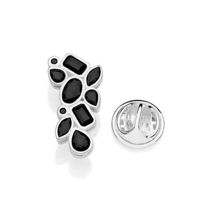 SILVER 925 MODERN ABSTRACT BROOCH