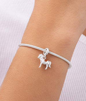 SILVER 925 WILD SPIRIT HORSE CHARM