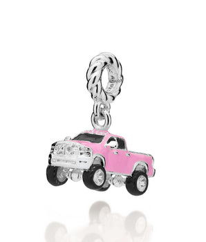 SILVER 925 COUNTRY ROADS TRUCK CHARM