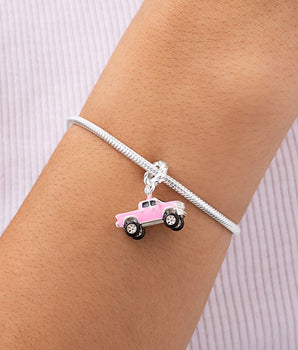 SILVER 925 COUNTRY ROADS TRUCK CHARM