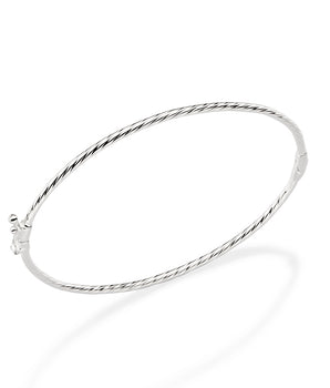 SILVER TWISTED CUFF BRACELET
