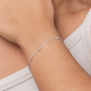 SILVER 925 SHERE LINK BRACELET