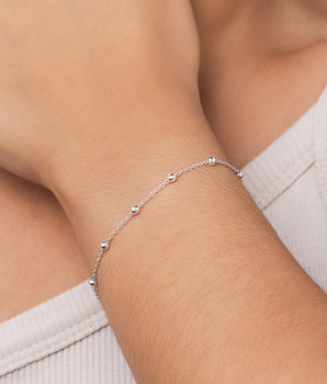 SILVER 925 SHERE LINK BRACELET