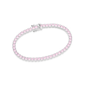 SILVER 925 SMALL RIVIERA BRACELET IN PINK