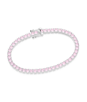 SILVER 925 SMALL RIVIERA BRACELET IN PINK