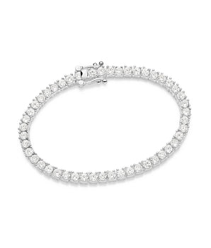 SILVER 925 SMALL RIVIERA BRACELET IN WHITE