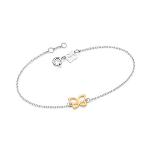 SILVER 925 ROMMANEL BUTTERFLY BRACELET