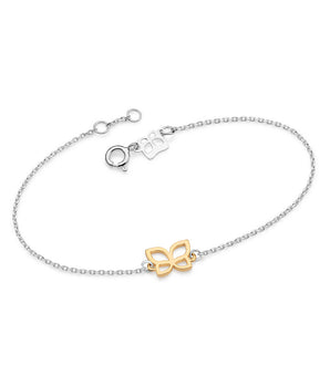 SILVER 925 ROMMANEL BUTTERFLY BRACELET