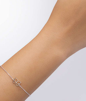 SILVER 925 ROMMANEL BUTTERFLY BRACELET
