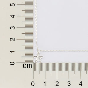 SILVER 925 STARFISH ANKLET