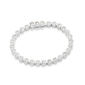 SILVER 925 ENGLISH RIVIERA SPARKLE SMALL BRACELET