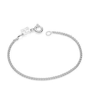 SILVER 925 DOUBLE LINK BRACELET