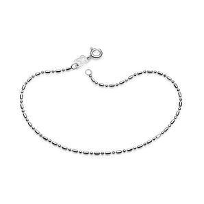 SILVER 925 STICKS AND STONES ANKLET