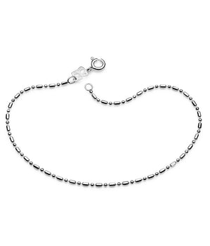 SILVER 925 STICKS AND STONES ANKLET