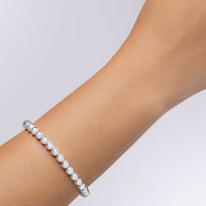 SILVER 925 SMALL CLASSIC SPHERE BRACELET