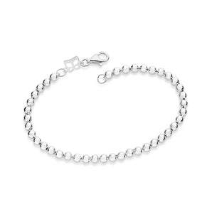 SILVER 925 SMALL BEADED BRACELET