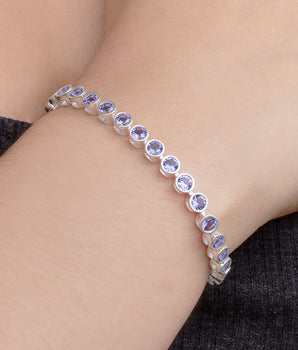 SILVER 925 ENGLISH RIVIERA SHINE SMALL BRACELET