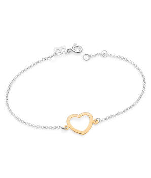SILVER 925 HEART OF LIGHT BRACELET