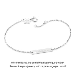 CUSTOMIZABLE SOLID 925 SILVER HEART BRACELET