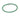 SILVER 925 GREEN LARGE RIVIERA BRACELET