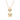 JEWELRY SET GOLD PATCHED HEART (PENDANT + CHAIN + RING)