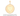 GOLD CUSTOMIZABLE STUDDED CIRCLE PENDANT