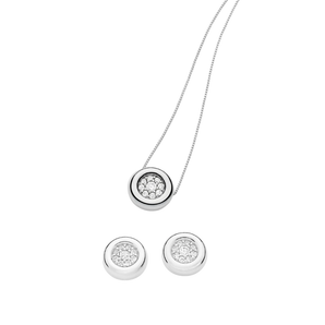 JEWELRY SET RADIANT EMBRACE (NECKLACE + EARRING)