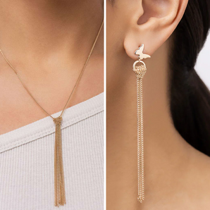 JEWELRY SET RODEO (CHAIN + EARRING)