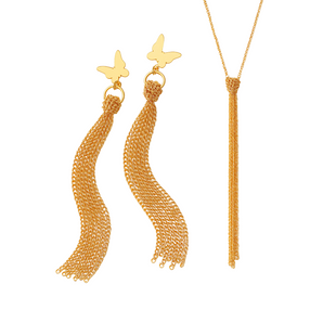 JEWELRY SET RODEO (CHAIN + EARRING)